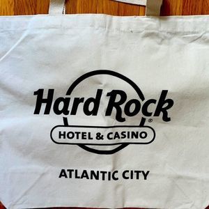 HARD ROCK Hotel & Casino Atlantic City tote bag - new!